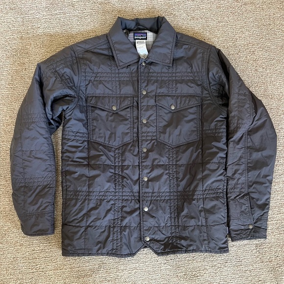 Patagonia Insulated Gray Shirt Jacket - Picture 1 of 5